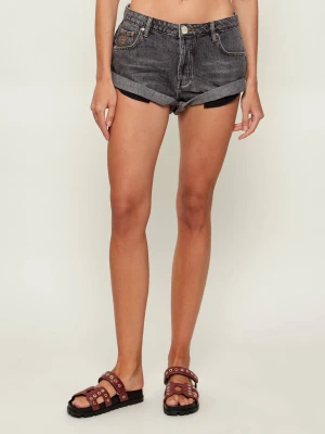 One Teaspoon Jeansowe szorty Bandits | Regular Fit szary