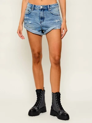 One Teaspoon Jeansowe szorty BANDITS | Regular Fit | low waist granatowy