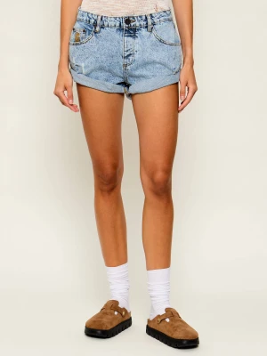 One Teaspoon Jeansowe szorty BANDITS | Regular Fit | low waist niebieski