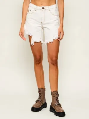One Teaspoon Jeansowe szorty FRANKIES | Regular Fit | high waist