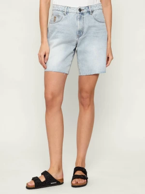 One Teaspoon Jeansowe szorty JACKSONS | Relaxed fit | mid waist błękitny