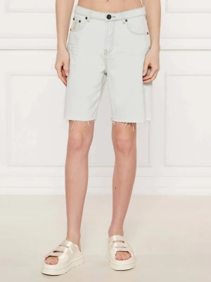 One Teaspoon Jeansowe szorty LE CATS | Relaxed fit błękitny
