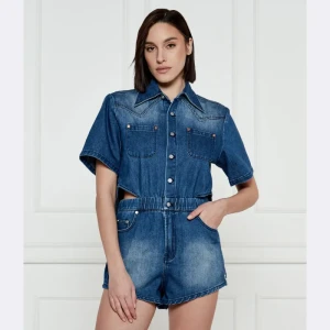 One Teaspoon Jeansowy kombinezon ROSEWOOD TAYLOR | Regular Fit