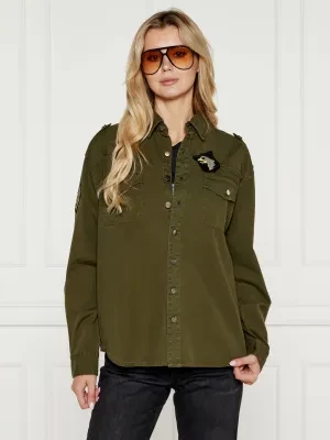 One Teaspoon Koszula Aviator Eagle | Oversize fit