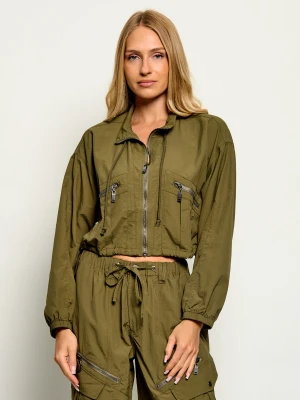 One Teaspoon Kurtka Drift Bubble | Cropped Fit khaki