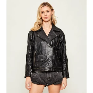 One Teaspoon Skórzana kurtka BIKER | Oversize fit