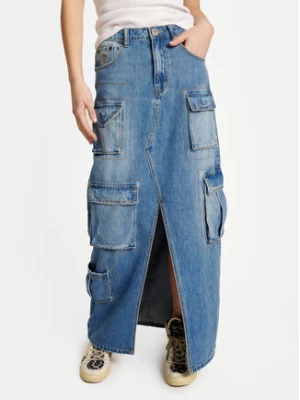 One Teaspoon Spódnica jeansowa 90's 26248 Niebieski Regular Fit