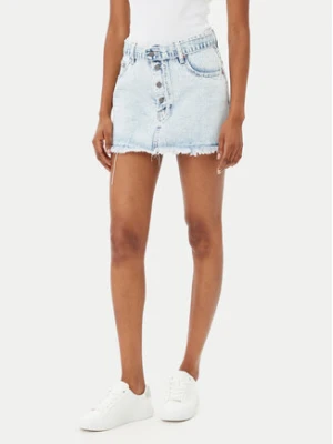 One Teaspoon Spódnica jeansowa Max Belted 26973 Niebieski Regular Fit