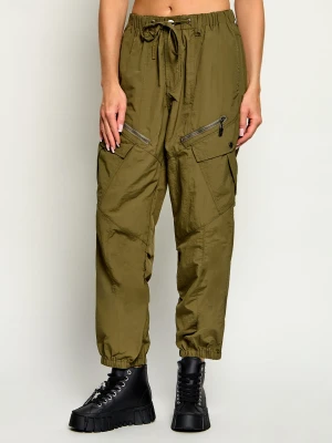 One Teaspoon Spodnie cargo Drift Utility | Relaxed fit khaki