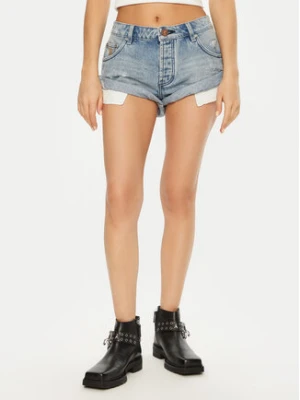 One Teaspoon Szorty jeansowe Bandits 26747 Niebieski Regular Fit