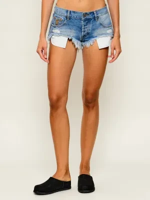One Teaspoon Szorty MICRO DUKES | Regular Fit | low waist