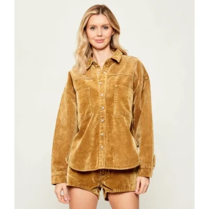 One Teaspoon Sztruksowa koszula DARIA | Loose fit