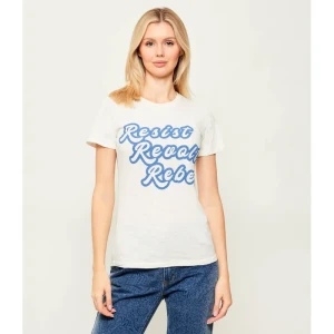 One Teaspoon T-shirt RESIST REVOLT REBEL | Relaxed fit