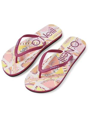 O'Neill Japonki "Profile" w kolorze różowym ze wzorem rozmiar: 37