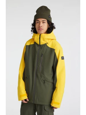 O'Neill Kurtka narciarska "Diabase" w kolorze oliwkowo-żółtym rozmiar: S
