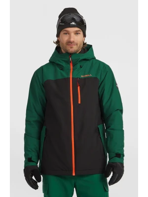 O'Neill Kurtka narciarska w kolorze czarno-zielonym rozmiar: S