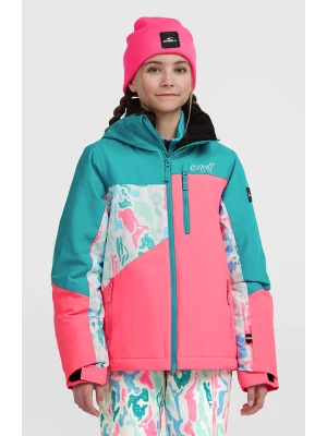 O'Neill Kurtka narciarska w kolorze różowo-turkusowym rozmiar: 164