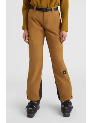 O'Neill Spodnie narciarskie w kolorze jasnobrązowym rozmiar: XS