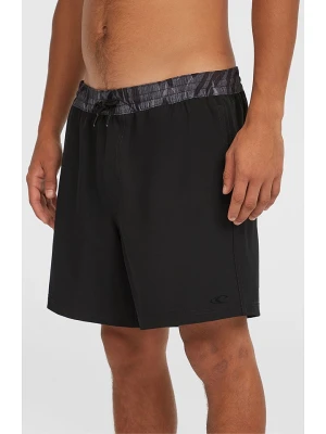 O'Neill Szorty kąpielowe "Pocket Print" w kolorze czarnym rozmiar: M