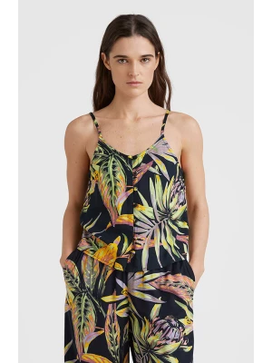 O'Neill Top "Tiare" w kolorze czarnym ze wzorem rozmiar: XS