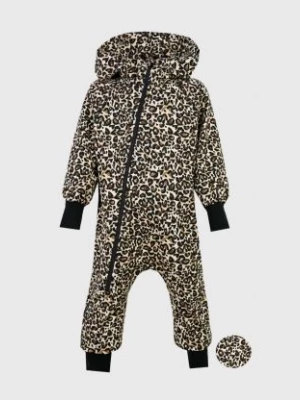 Onepiece Jersey Jumpsuit Leopard Print iELM