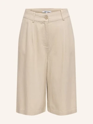 Only Bermudy Z Lnu beige
