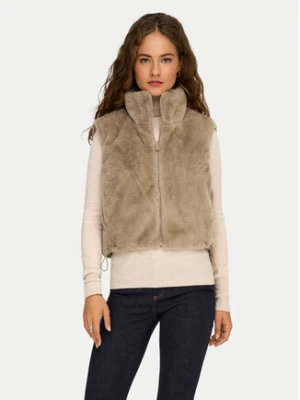 ONLY Bezrękawnik Dana 15348986 Beżowy Regular Fit