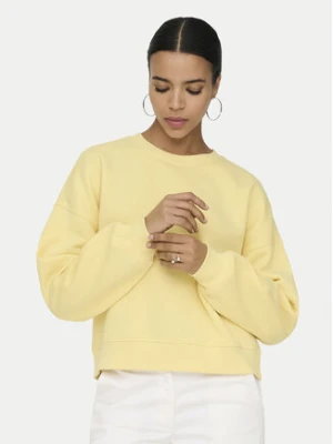 ONLY Bluza Best 15338727 Żółty Regular Fit