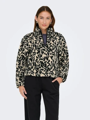 ONLY Bluza polarowa w kolorze beżowym rozmiar: XL