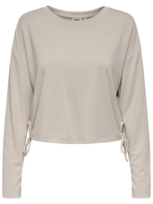ONLY Bluza w kolorze beżowym rozmiar: L