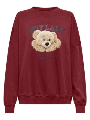 ONLY Bluza w kolorze czerwonym rozmiar: L
