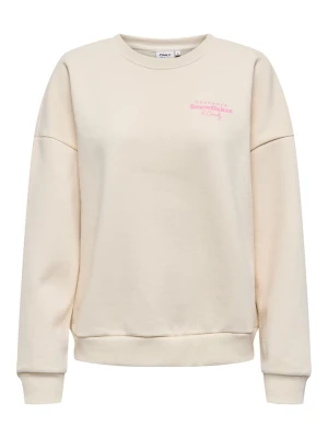 ONLY Bluza w kolorze kremowym rozmiar: S