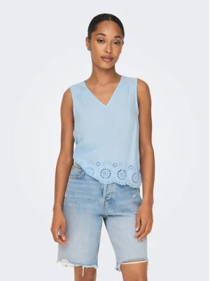 ONLY Bluzka 15296317 Niebieski Regular Fit