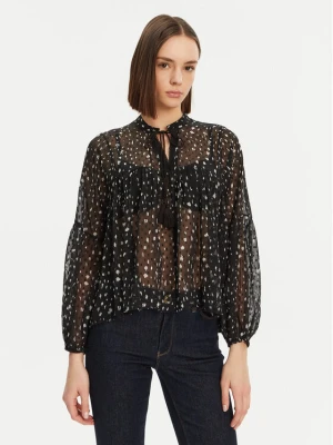 ONLY Bluzka Aida 15283695 Czarny Loose Fit