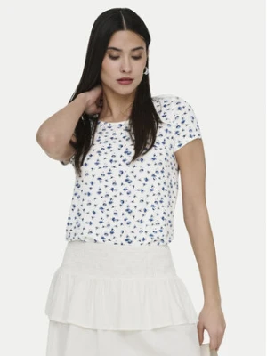 ONLY Bluzka Bera 15368588 Biały Regular Fit