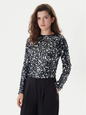 ONLY Bluzka Catina 15358382 Czarny Slim Fit