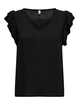 ONLY Bluzka "Chiara" w kolorze czarnym rozmiar: XL
