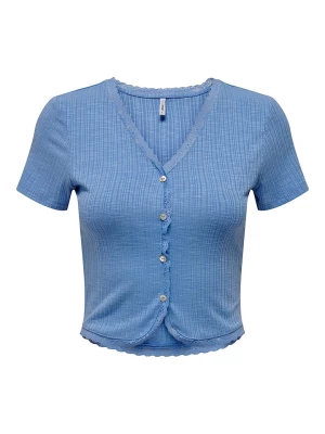 ONLY Bluzka "Cille" w kolorze niebieskim rozmiar: XL
