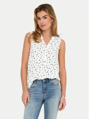ONLY Bluzka Jette 15348709 Biały Regular Fit