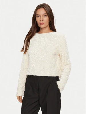 ONLY Bluzka Lanika 15339412 Écru Regular Fit Kremowy