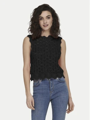ONLY Bluzka Luna 15291602 Czarny Regular Fit