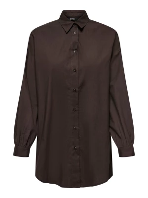ONLY Bluzka "Nora" w kolorze ciemnobrązowym rozmiar: XS