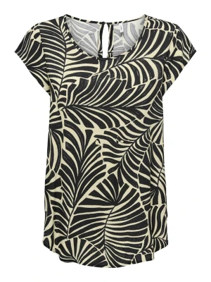 ONLY Bluzka w kolorze beżowo-czarnym rozmiar: 38