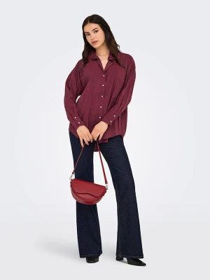 ONLY Bluzka w kolorze bordowym rozmiar: XS