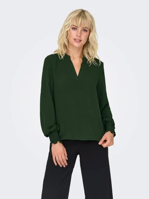 ONLY Bluzka w kolorze ciemnozielonym rozmiar: XL