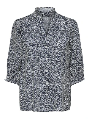 ONLY Bluzka w kolorze granatowo-białym rozmiar: S