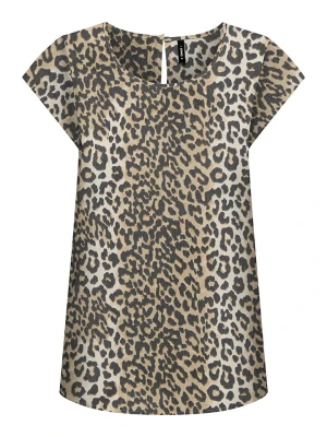 ONLY Bluzka w kolorze jasnobrązowo-beżowo-czarnym rozmiar: 34