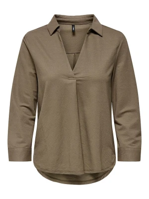 ONLY Bluzka w kolorze jasnobrązowym rozmiar: S