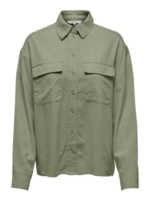 ONLY Bluzka w kolorze oliwkowym rozmiar: L