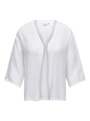 ONLY Carmakoma Blezer "Georgia" w kolorze białym rozmiar: 50